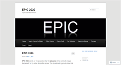 Desktop Screenshot of epic2020.org