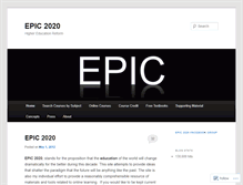 Tablet Screenshot of epic2020.org